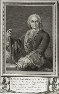 Academia Gallery: CARRILLO DE ALBORNOZ Y MONTIEL, Jos頨1671-1747)