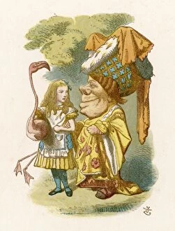 Alice in Wonderland Gallery: Carroll / Alice & Croquet