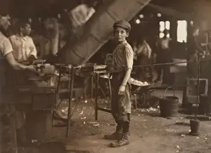 Shift Prints: Carrying-in boy in Alexandria Glass Factory, Alexandria, Va