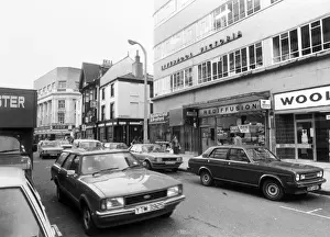 Cars in Hull Town Centre