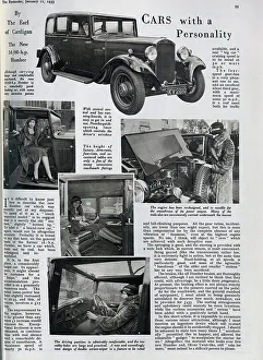 Comfortable Prints: Cars with a personality, the Humber by Lord Cardigan