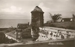 Colombia Prints: Cartagena, Colombia - Old City Walls