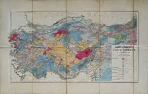 Dissected Prints: Carte geologique de l'Asia Mineure (Tchihatcheff, 1867)