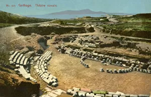 Carthage Collection: Carthage, Tunisia - Excavation of the Roman Theatre