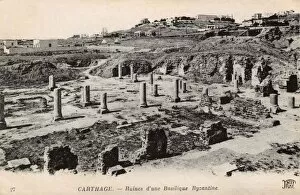 Carthaginian Collection: Carthage, Tunisia - Ruins of a Byzantine Basilica