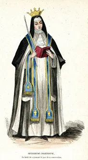 Images Dated 18th June 2019: CARTHUSIAN NUN