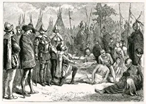 Images Dated 14th December 2018: Cartier Visits Hochelaga
