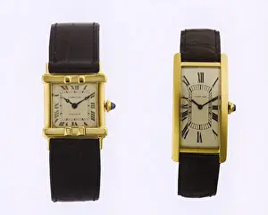 Classy Prints: Two Cartier wristwatches