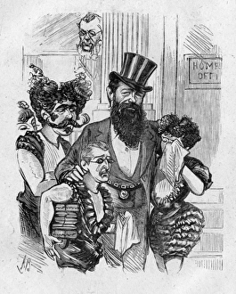 Advised Collection: Cartoon, acrobats advised to emigrate