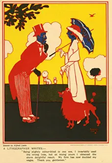 Cartoon advert for Shuck Maclean and Co Ltd
