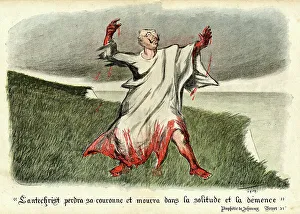 Madness Prints: Cartoon, The Antichrist, WW1