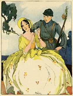Anxiety Gallery: Cartoon, Anxiety, WW1