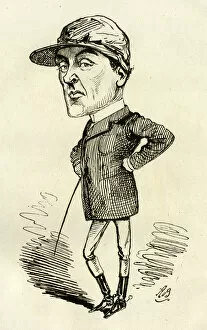 Jockeys Gallery: Cartoon, Arthur Coventry, jockey