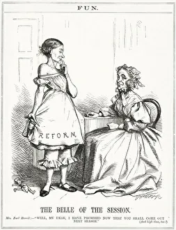 Franchise Prints: Cartoon, The Belle of the Season (Russell and Reform)