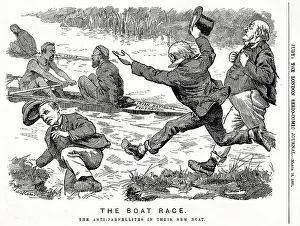 Cartoon, The Boat Race, Anti-Parnellites in their new boat