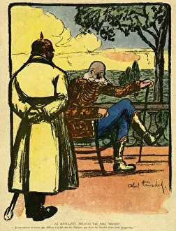 Thoughts Prints: Cartoon, Brilliant second thoughts, WW1