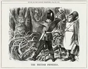 Images Dated 3rd February 2020: Cartoon, The British Pioneers (Gladstone)