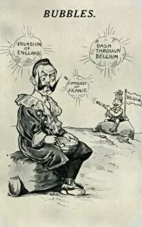 Cartoon, Bubbles, WW1