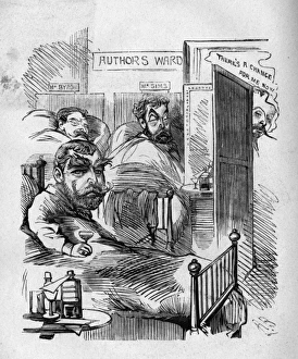 Images Dated 5th February 2016: Cartoon, Burnand, Byron and Sims in hospital -- All In