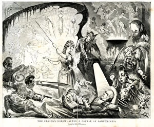 Cartoon, The Censor's Dream after a course of pantomimes