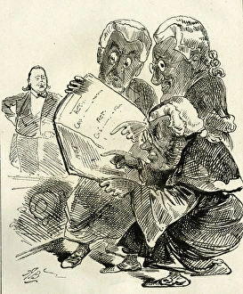 Lawyers Gallery: Cartoon, Charles Bradlaugh, atheist MP