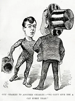 Cartoon, One Charles to Another Charles Cartoon, One Charles to Another Charles