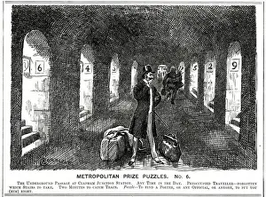 Cartoon, Clapham Junction Station, SW London