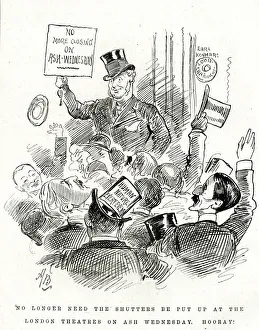 Closing Gallery: Cartoon, No More Closing on Ash Wednesday