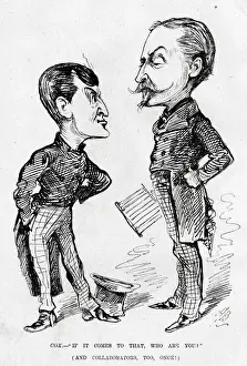 Cartoon, If it comes to that, who are you