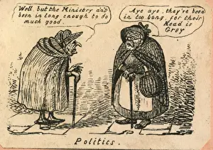 Whig Prints: Cartoon comment on Prime Minister Charles Grey