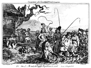 Gillray Prints: Cartoon, Consequences of a Successful French Invasion