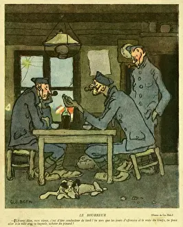 Corruption Prints: Cartoon, Corruption, WW1