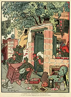 Cartoon, Crown Princes Army, WW1