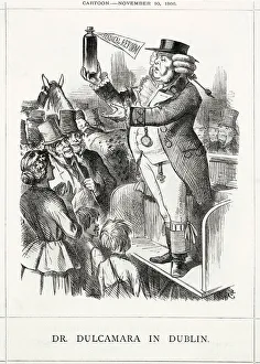 Radical Collection: Cartoon, Dr Dulcamara in Dublin (John Bright)