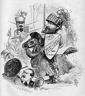 Villiers Collection: Cartoon, A Dramatic Performance
