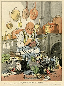 Spies Collection: Cartoon, A dry telegram, WW1