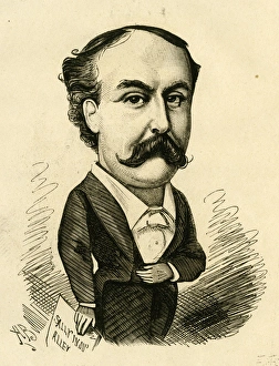 Images Dated 21st April 2017: Cartoon, Edward Lloyd, British tenor