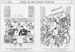 A cartoon of england at its cricket matches