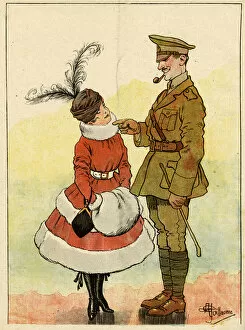 Cartoon, Entente cordiale, WW1