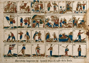 Ignacio Collection: Cartoon entitled Hallelujah of the Constitution of 1812, dep