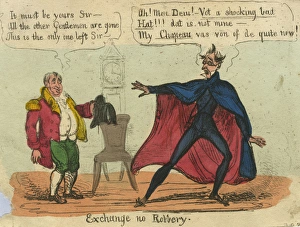 Images Dated 5th January 2016: Cartoon, Exchange No Robbery
