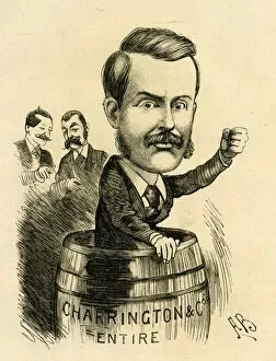 Images Dated 21st April 2017: Cartoon, F N Charrington, temperance worker