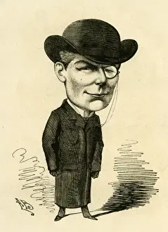 Monocle Prints: Cartoon, F W Irish, actor