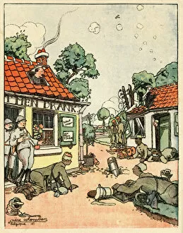 Shelling Collection: Cartoon, A failure, WW1