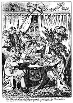 Constitutional Prints: Cartoon, The French Consular Triumverate