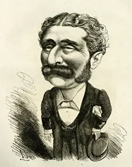 Bros Prints: Cartoon, George Durlacher, art dealer and gallery owner
