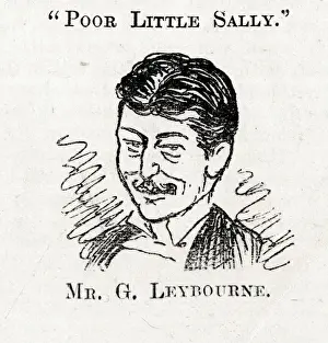 Sally Prints: Cartoon, George Leybourne, music hall singer