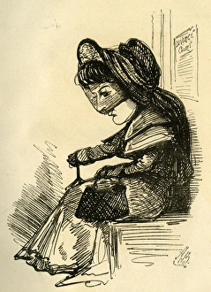 Images Dated 21st April 2017: Cartoon, Georgina Weldon, classical singer