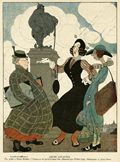 Thin Gallery: Cartoon, German women as seen by the French, WW1