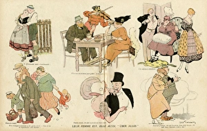 Jealous Gallery: Cartoon, German women also Uber Alles, WW1